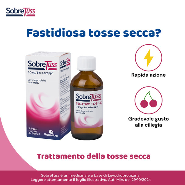 Sobretuss - Sedativo Tosse Sciroppo Confezione 200 Ml