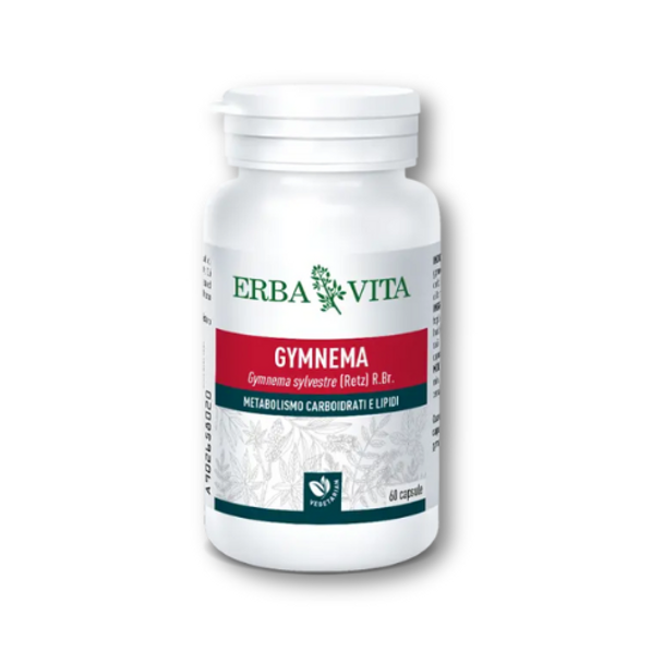 Erba Vita Gymnema Integratore Alimentare Metabolismo Carboidrati Confezione 60 Capsule