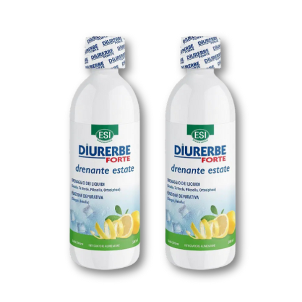 Esi Diurerbe Forte Drenante Estate Gusto Limone Confezione 2x500 Ml