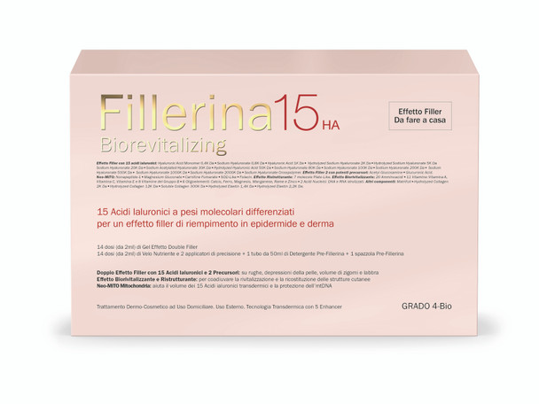 Fillerina 15HA Biorivitalizzante Trattamento Intensivo Grado 4 Confezione 2x30 Ml + 50 Ml