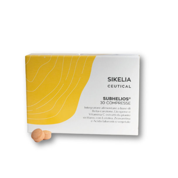 Sikelia Ceutical - Subhelios Choco Integratore Solare Antiossidante Tavolette Cioccolato Confezione 30 Tavolette (Scadenza Prodotto 04/2026)