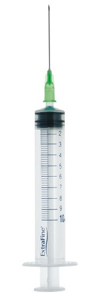 Desa Pharma Siringa Ipodermica Sfusa Extrafine 10 Cc Ago 2 G21 0,80x40 Centrale Confezione 1 Pezzo