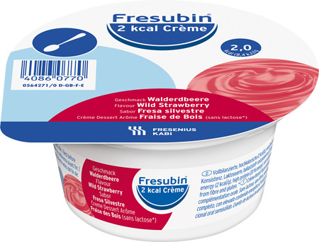 Fresenius Kabi Fresubin 2 kcal Crème Gusto Fragola Nutriente e Proteico Confezione 4 Pezzi