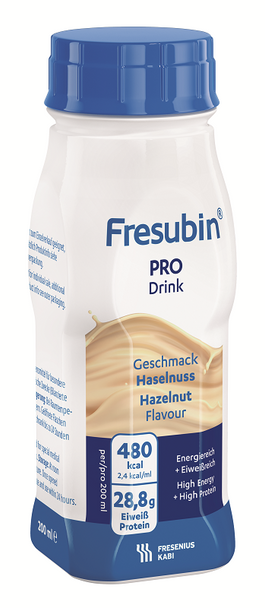 Fresenius Kabi Fresubin PRO Drink Gusto Nocciola Nutriente  Confezione 4 Flaconi da 200 Ml