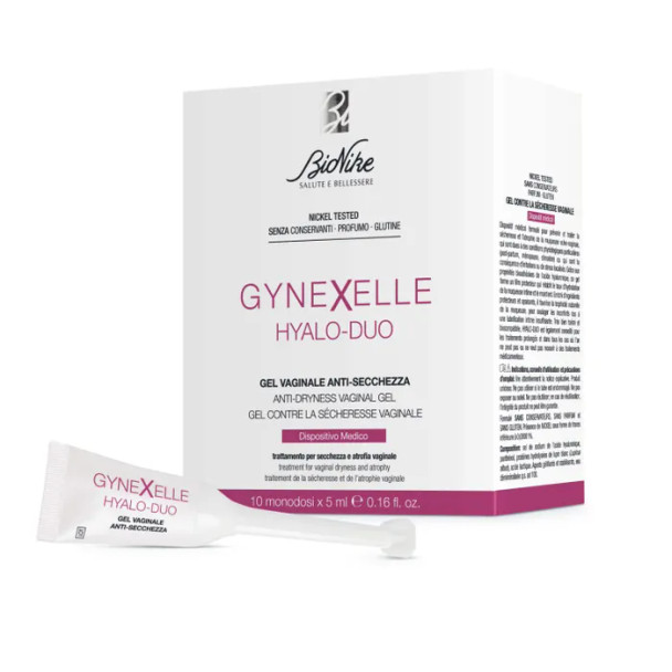Bionike Gynexelle Hyalo-Duo Gel Vaginale Anti-Secchezza Confezione 10 Monodose