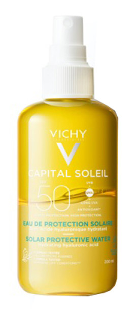 Vichy Capital Soleil Acqua Solare Idratante SPF 50+ Confezione 200 Ml