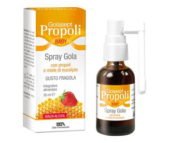 Zeta Golasept Spray Gola Propoli Bambini Confezione 30 Ml