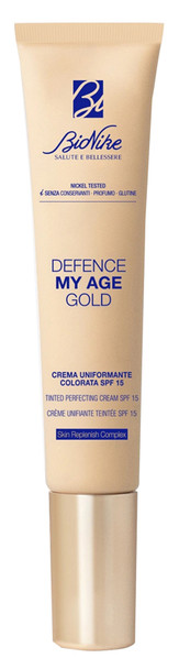 Bionike Defence My Age Gold Crema Uniformante Colorata SPF 15 Confezione 40 Ml
