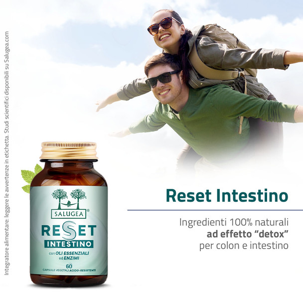 Salugea -  Reset Intestino Benessere dell’Intestino Confezione 60 Capsule