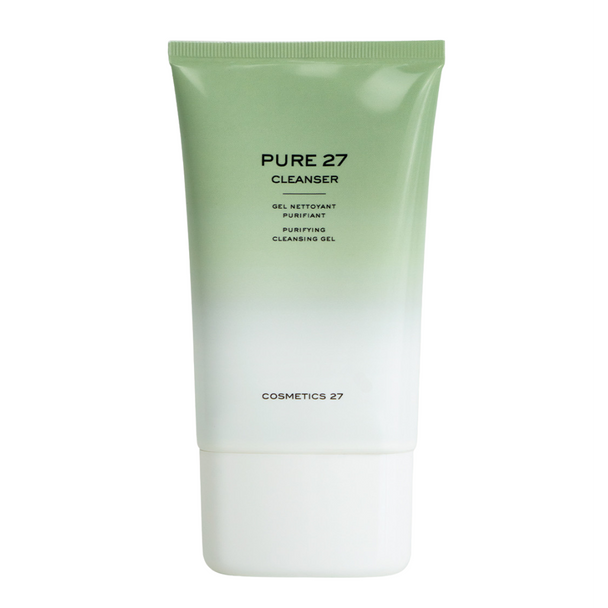 C27 Pure 27 Cleanser Gel Detergente Viso Purificante Confezione 100 Ml  Gel detergente viso purificante e riequilibrante, ideale per pelli miste o grasse con imperfezioni, pori dilatati o eccesso di sebo
