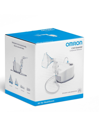 Corman Omron Nebulizzatore C101 Essential a Pistone Aereosol Confezione 1 Pezzo