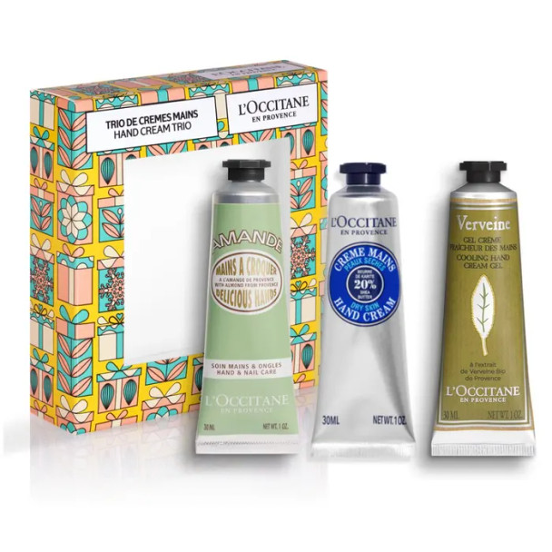 L'Occitane Trio Best Hand Creams Creme Mani Confezione 3 Tubetti