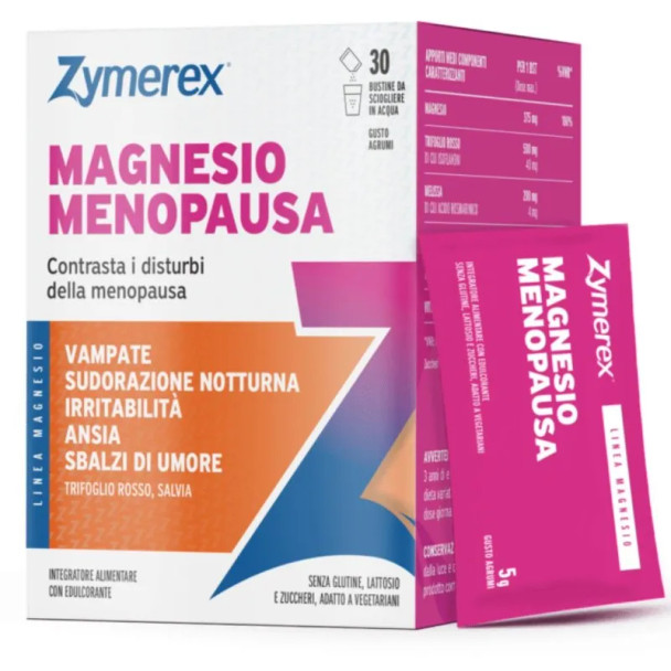 Zymerex Magnesio Menopausa  Confezione 30 Bustine