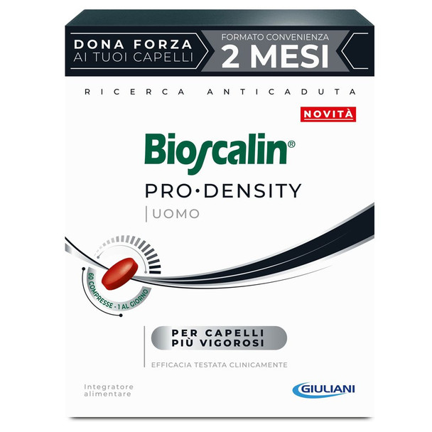 Bioscalin - Pro-Density Uomo Integratore Confezione 60 Compresse Formato 2 Mesi