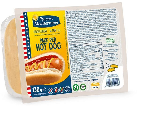 Piaceri Mediterranei Pane Per Hot Dog Confezione 130 Gr