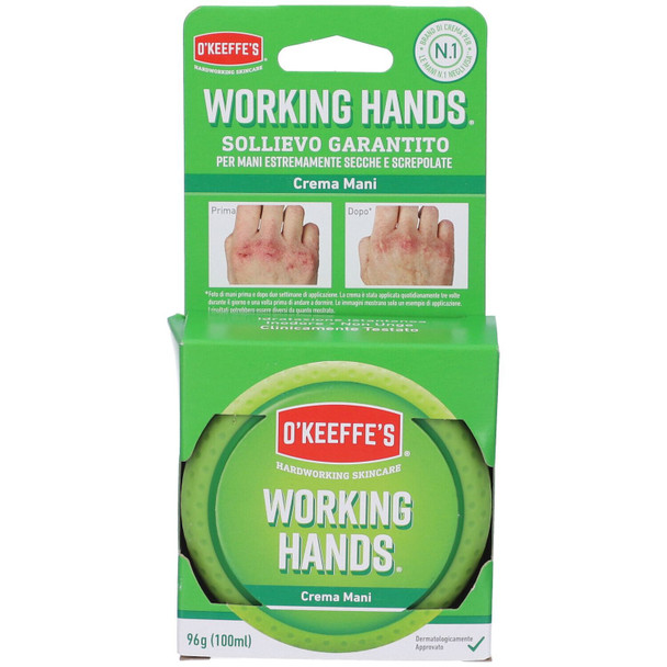 O'Keeffe's Working Hands Crema Mani Estremamente Screpolate  Confezione 96 Gr