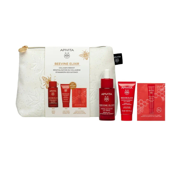 Apivita Beevine Elixir Cofanetto Anti-Rughe Rassodante Liftante Occhi Labbra  Confezione 3 Pezzi