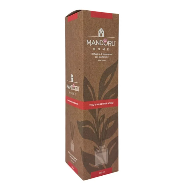 Mandorlì Vita Regularis Home Diffusore di Fragranza Vino e Mandorle Nobili Confezione 100 Ml