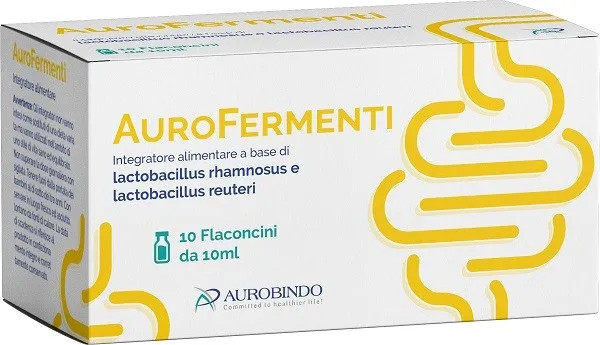Aurobindo - AuroFermenti Fermenti Lattici Confezione 10 Flaconcini da 10 Ml