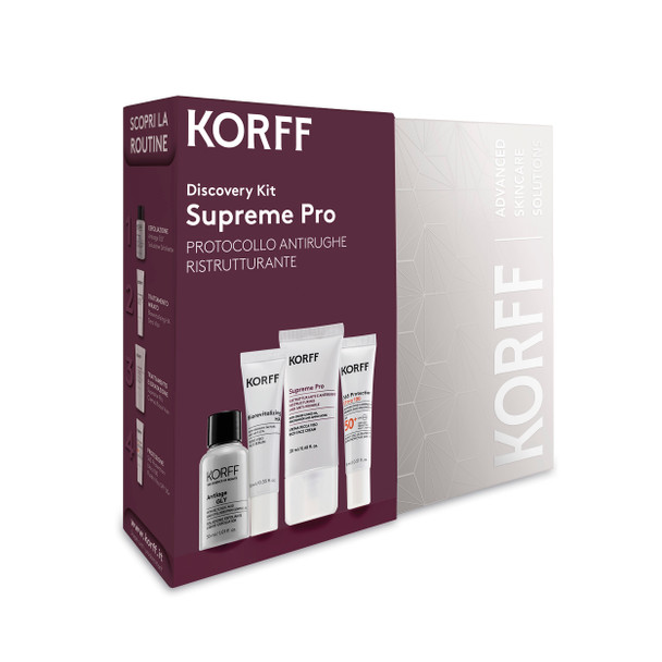 Korff - Cofanetto Discovery Kit Supreme Pro Protocollo Antirughe Ristrutturante