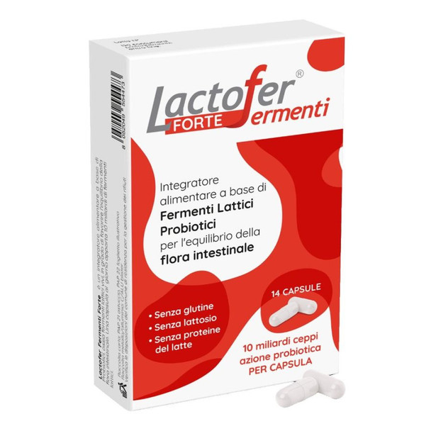 Lactofer -  Forte Fermenti Lattici Vivi Confezione 14 Capsule