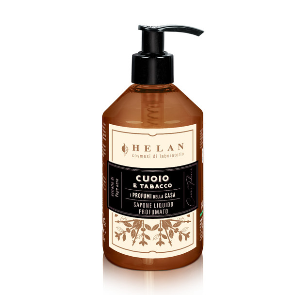 Helan - Cuoio e Tabacco Sapone Liquido Profumato Corpo Confezione 300 Ml
