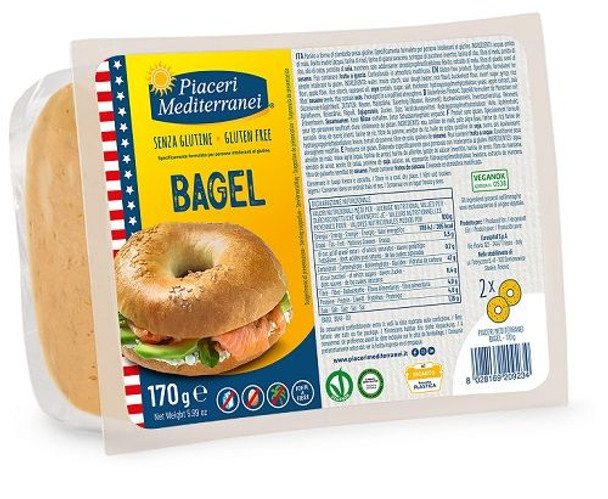 Piaceri Mediterranei Bagel Senza Glutine   Confezione 170 Gr