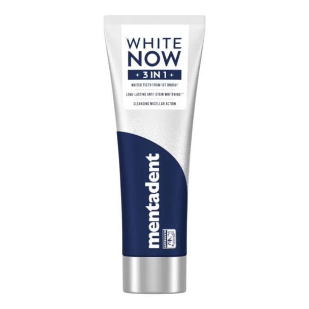 Mentadent White Now 3in1 Original Dentifricio Sbiancante Confezione 75 Ml
