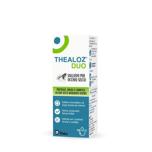 Thealoz - Duo Soluzione Oculare Idratante Lubrificante e Protettiva 10 Ml (Scadenza Prodotto 06/2026)