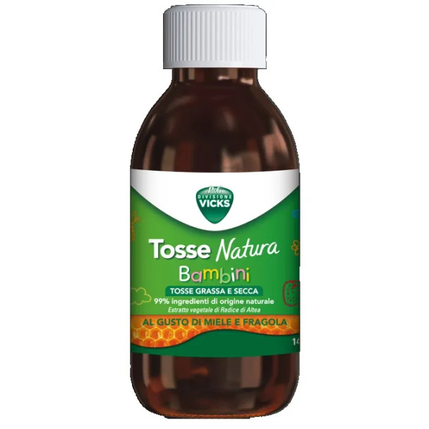 Vicks Tosse Natura Bambini Secca e Grassa Confezione 140 Ml