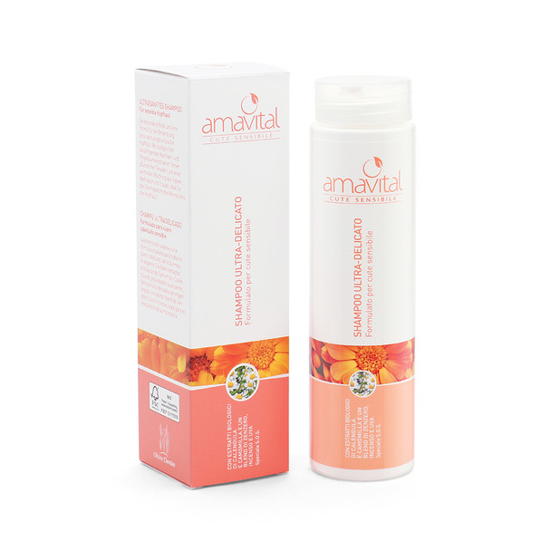 Oficine Cleman Amavital Capelli Cute Sensibile Shampoo Ultra Delicato Speciale Sos Confezione 200 Ml