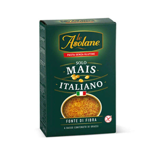 Le Asolane - Fonte di Fibra Anellini Senza Glutine Confezione 250 Gr