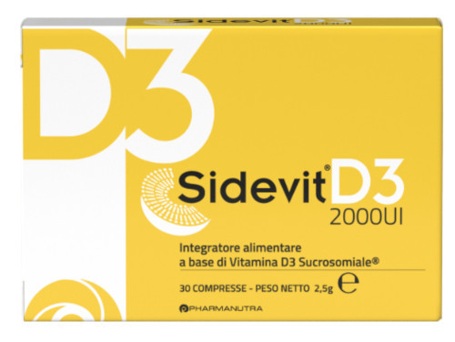 Sidevit - Vitamina D3 2000 U.I. Confezione 30 Compresse (Scadenza Prodotto 28/07/2026)