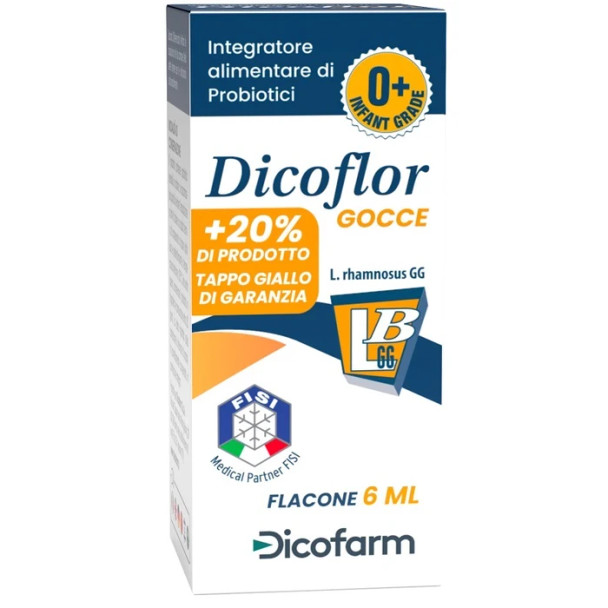 Dicoflor Probiotici Bambini e Neonati Gocce Confezione 6 ml