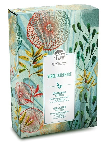 Oficine Cleman Exenthia Mediterranea Verde Oltremare Docciaschiuma & Crema Sublime Confezione 2 Pezzi