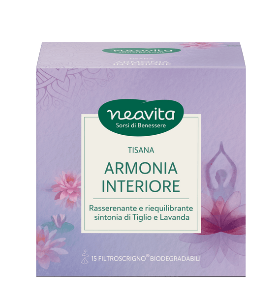 Neavita - Filtroscrigno Armonia Interiore Tisana Rasserenante e Riequilibrante Confezione 15 Filtri