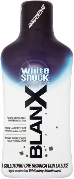 Blanx White Shock Collutorio a Triplice Azione  Confezione 500 Ml