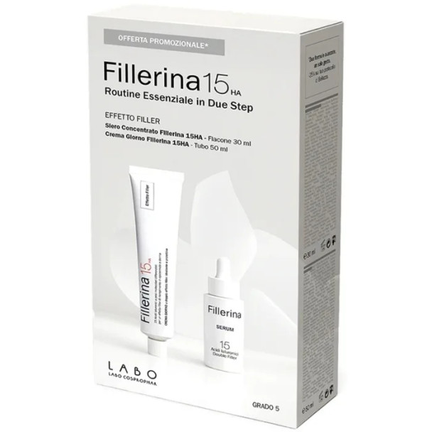 Fillerina 15HA Duo Crema Giorno + Siero Grado 5 Confezione 2 Pezzi