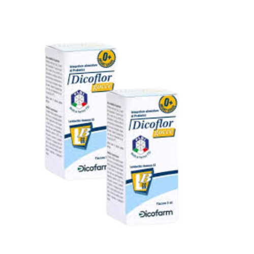 Dicoflor - Probiotici Bambini e Neonati Gocce Confezione Bipack 2x5 Ml