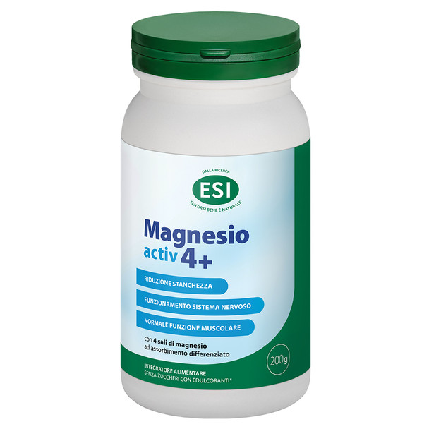 Esi - Integratore Magnesio Activ 4+ Confezione 200 Gr