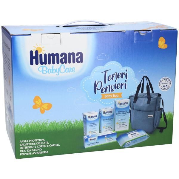 Humana - Baby Care Teneri Pensieri Bag Kit Igiene e Cambio Pannolino