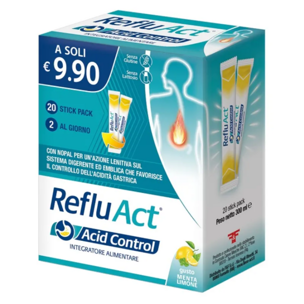Act - Reflu Integratore Sistema Digerente Confezione 20 Stick