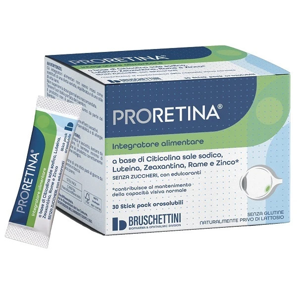 Proretina - Integratore Occhi Capacità Visiva Confezione 30 Stick