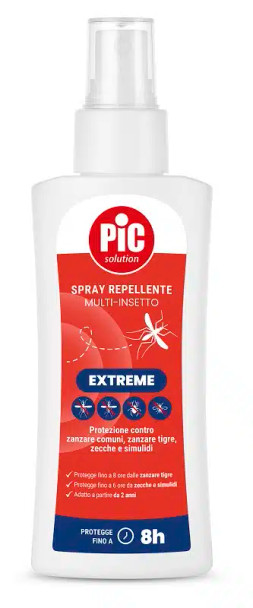 Pic - Spray Zanzare Repellente Extreme Confezione 100 Ml