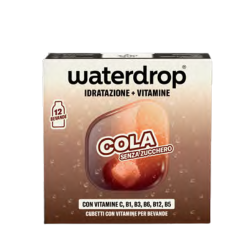 Waterdrop - Microdrink Idratazione e Vitamine Gusto Cola Confezione 12 Cubetti Effervescenti