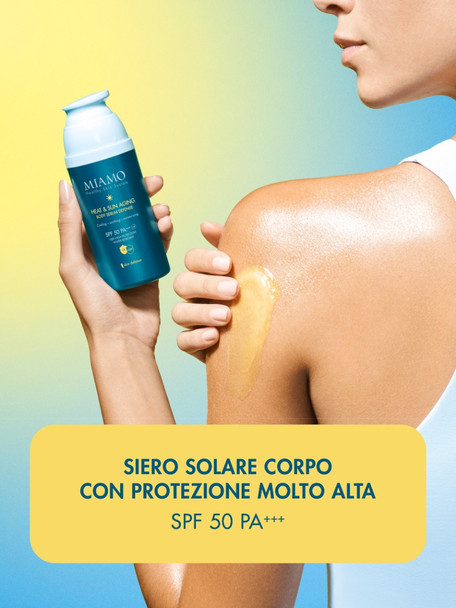 Miamo - Heat&Sun Siero Corpo Solare Spf50 PA+++ Confezione 100 Ml