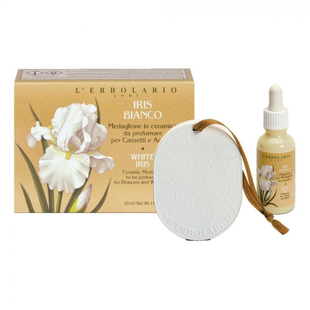 L'Erbolario - Iris Bianco Medaglione Profumato Per Cassetti