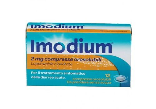 Imodium - Antidiarroico Confezione 12 Compresse Orosolubili NPS