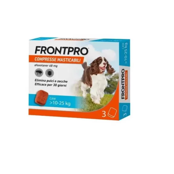 Frontpro - Antiparassitario Cani 10-25 Kg Confezione 3 Compresse