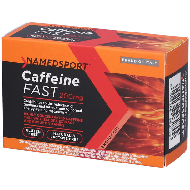 Named Sport - Caffeine Fast Integratore Stanchezza e Affaticamento Confezione 60 Compresse